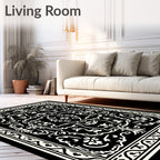 Ornate Scrollwork Delightful Pattern Rug