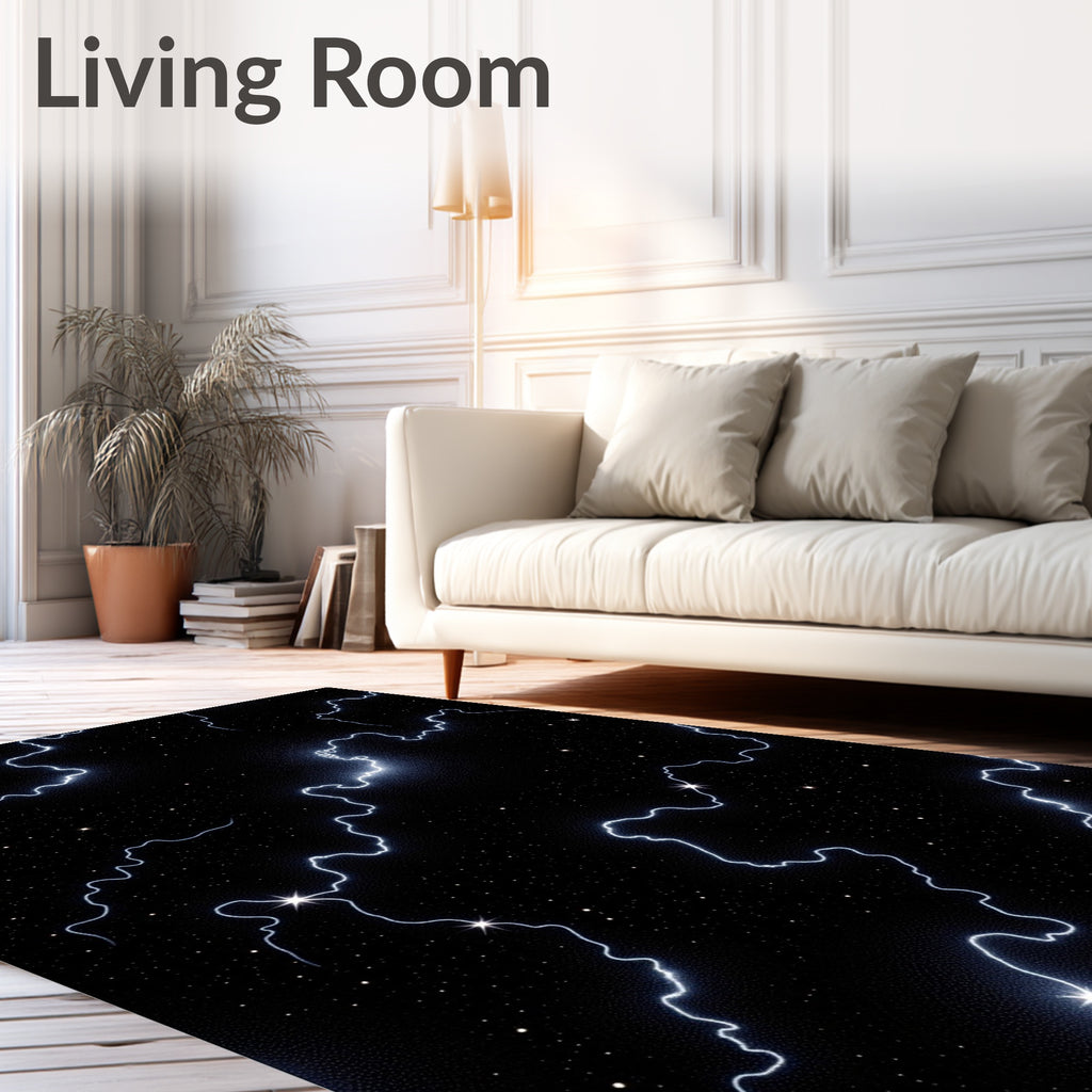 Cosmic Bolt Pattern Rug