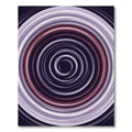 Abstract Plum Circular Swirl Vortex Rug