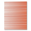 Coral Ombre Horizontal Stripe Rug