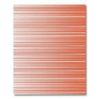 Coral Ombre Horizontal Stripe Rug
