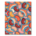Colorful Bean Medley Composition Rug