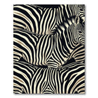 Classic Zebra Stripe Impression Rug