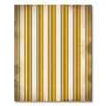 Golden Sunflower Vertical Stripe Overlay Rug