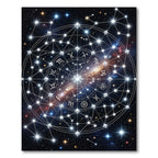 Cosmic Celestial Zodiac Star Chart Rug