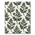 Verdant Green Botanical Branch Pattern Rug