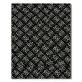 Charcoal Grey Interlocking Strands Rug