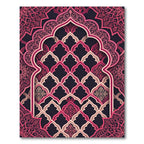 Intricate Rose Archway Decorative Art Rug