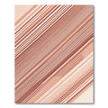 Earthy Terracotta Diagonal Linear Stripe Rug