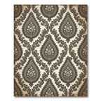 Antique Beige Paisley Floral Rug