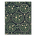 Botanical Monogram Floral Sage Cream Area Rug