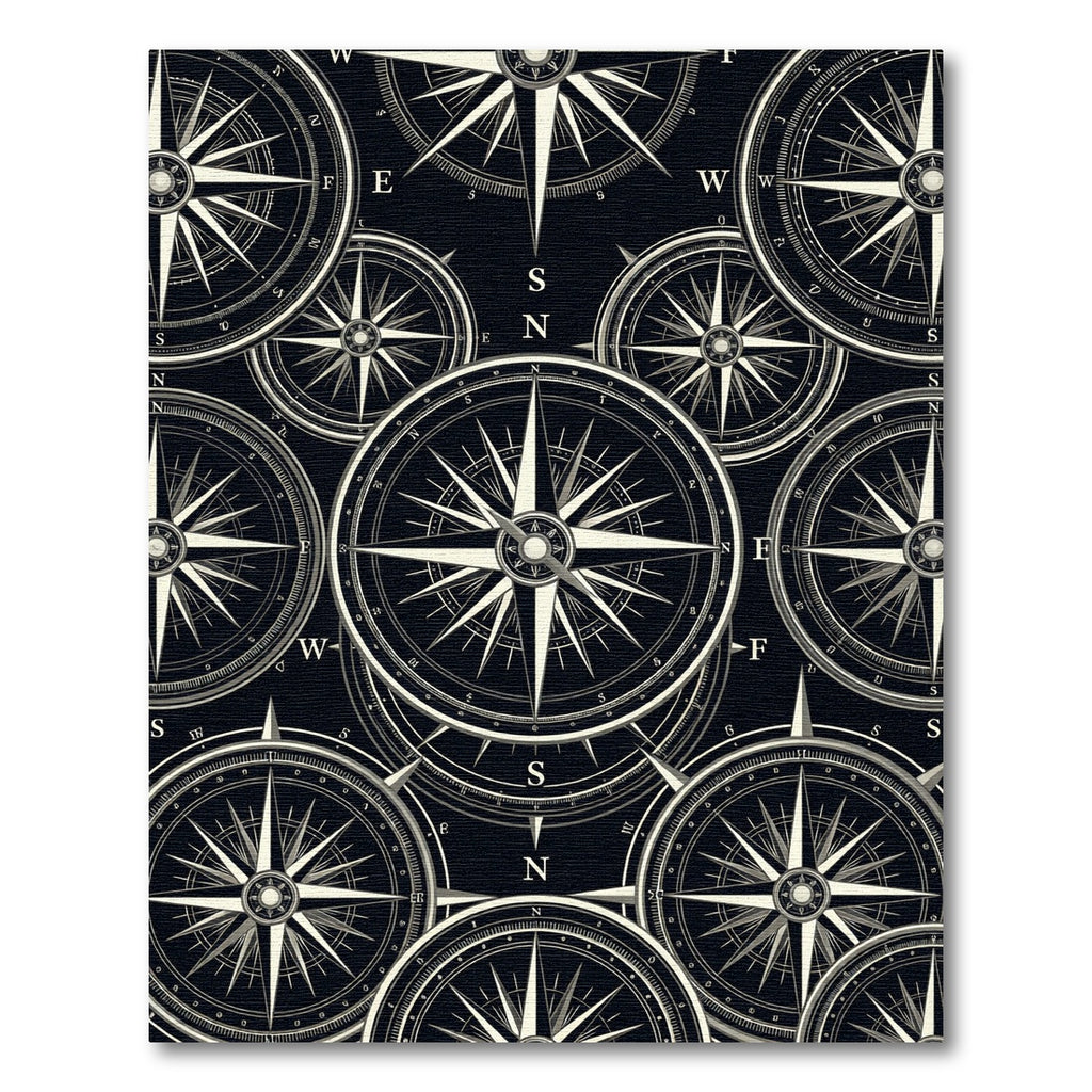 Antique Compass Rose Collection Rug