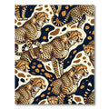 Wild African Cheetah Spotted Animal Skin Rug