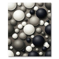 Monochromatic Spherical Abstract Polka Dot Rug