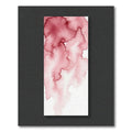 Crimson Watercolor Wash Abstract Flow Rug