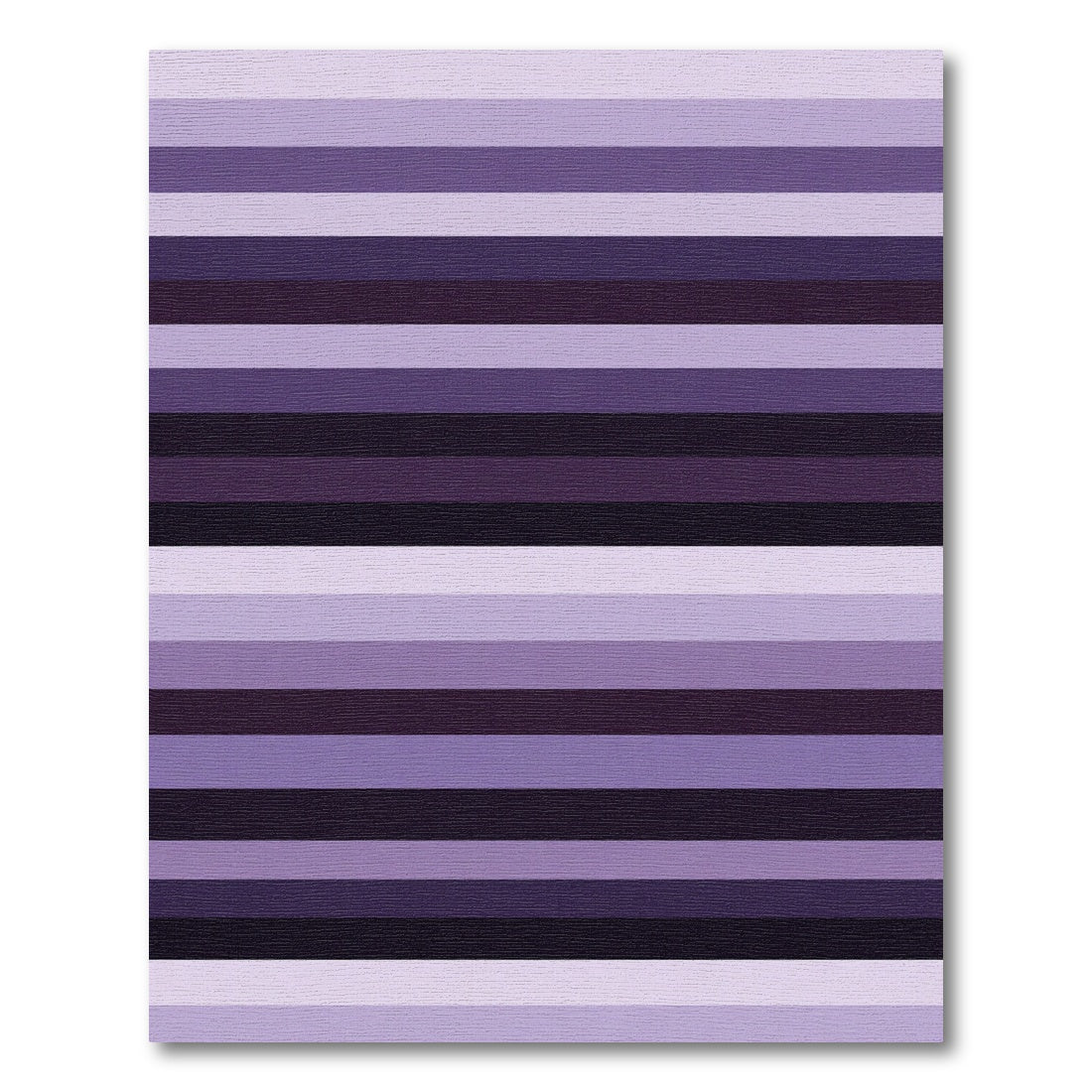 Modern Purple Ombre Linear Stripe Rug