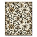 Vintage Cream Floral Vine Rug