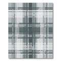 Sophisticated Gray Plaid Grid Lines Rug
