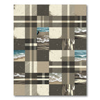 Tartan Beach Wave Panel Rug