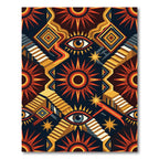 Mysterious Sun Staircase Eye Rug