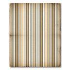 Vintage Earthy Tone Striped Rug