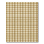 Classic Beige Plaid Grid Rug