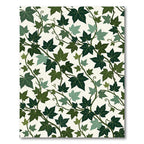 Green Ivy Vine Botanical Art Rug