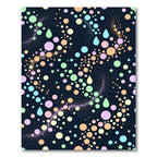 Pastel Drops and Bubbles Swirl Rug