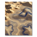 Sand Dune Topographic Contour Waves Rug