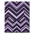 Modern Lavender Chevron Geometric Rug