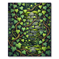 Enchanted Ivy Vine Stone Wall Rug
