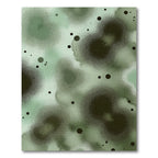 Sage Green Halftone Organic Loops Rug