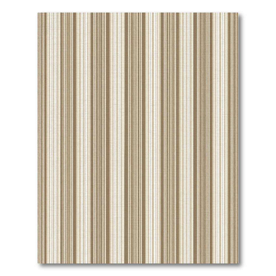 Earthy Tone Vertical Stripe Texture Rug