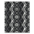 Monochromatic Floral Chain Loom Rug