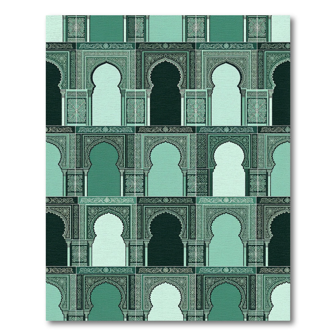 Emerald Arches Lattice Regal Rug