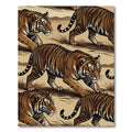 Majestic Gold Tiger Safari Landscape Rug
