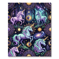 Celestial Unicorn Galaxy Astral Art Rug