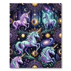 Celestial Unicorn Galaxy Astral Art Rug