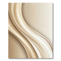 Cream Swirl Flowing Abstract Rug