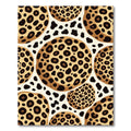Bold Cream Leopard Spot Sphere Aesthetic Rug