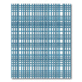 Blue Intersecting Grid Lines Rug
