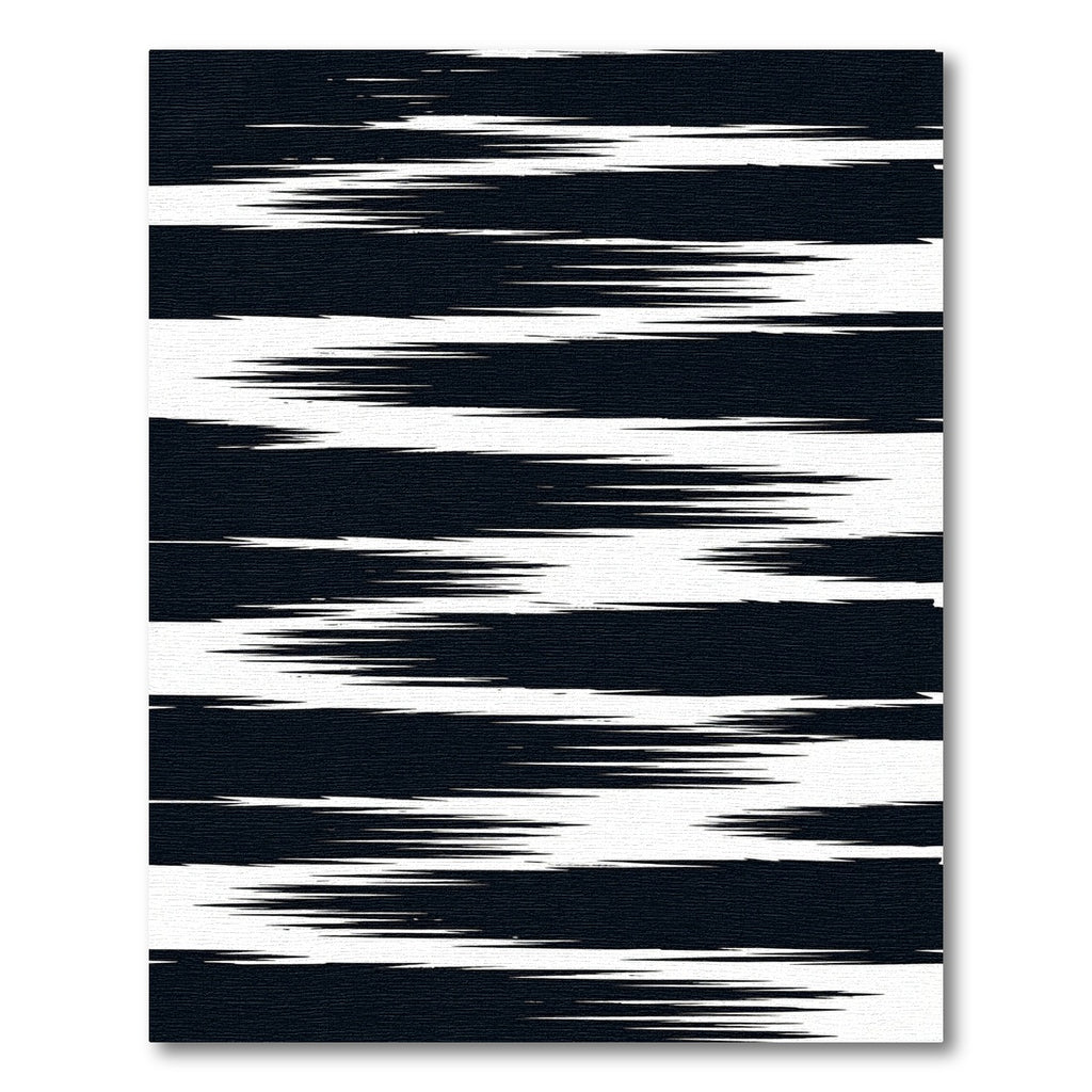 Monochromatic Textured Stripe Arrangement Rug