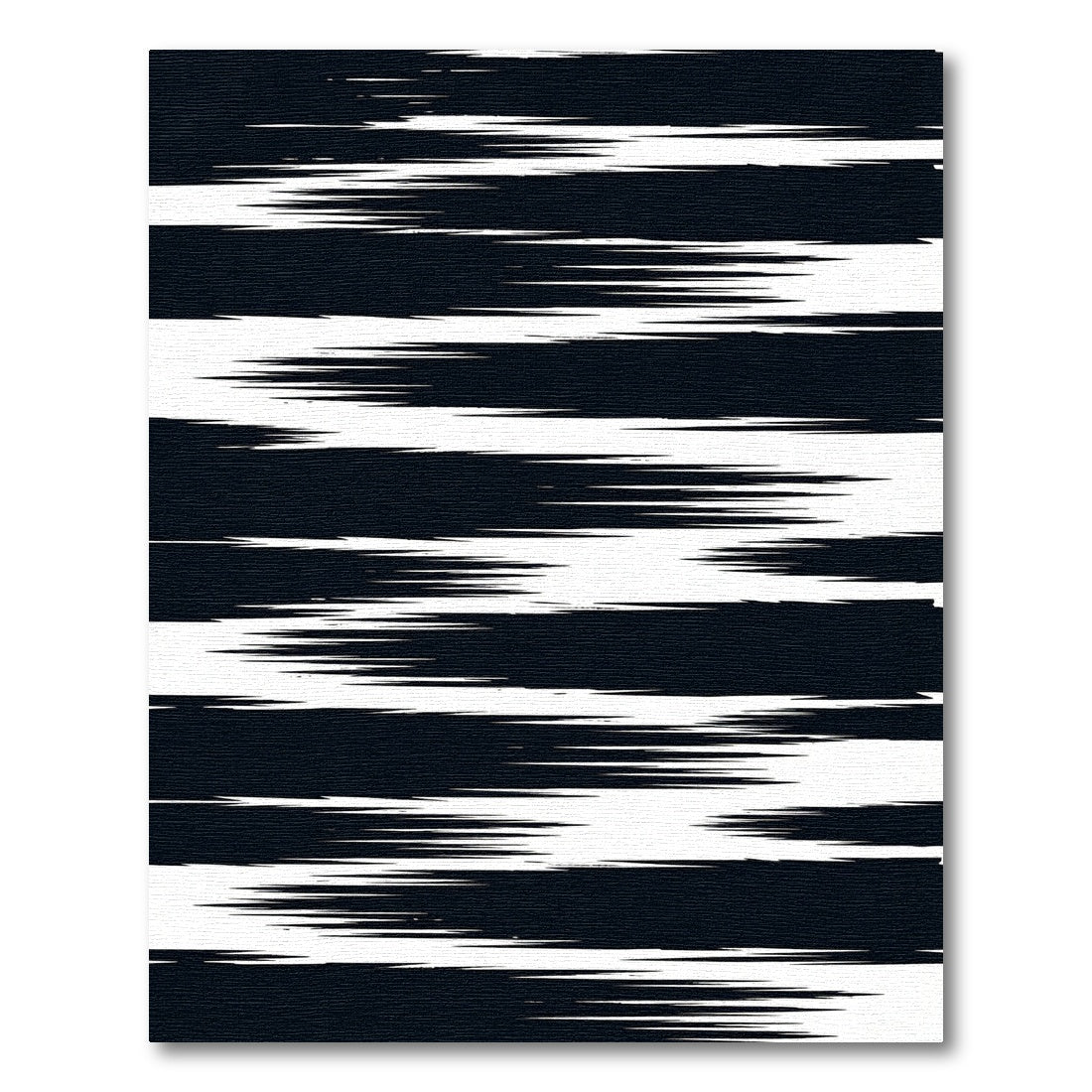 Monochromatic Textured Stripe Arrangement Rug