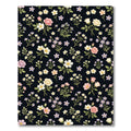 Whimsical Floral Branches Garden Rug