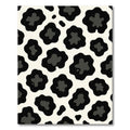 Bold Black and Cream Spotted Animal Rug