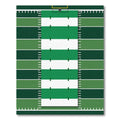 Modern Emerald Green Grid Field Rug