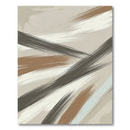 Modern Earthy Abstract Brushstroke Rug