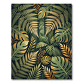 Lush Tropical Golden Rain Forest Rug