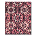 Dusty Rose Floral Mandala Blossom Rug