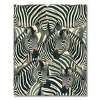 Wild Zebra Stripes All Over Rug